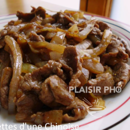 Bœuf sauté aux oignons